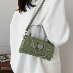 Harajuku Gothic Shoulder Bag Metal Punk Biker Style Female Handbag