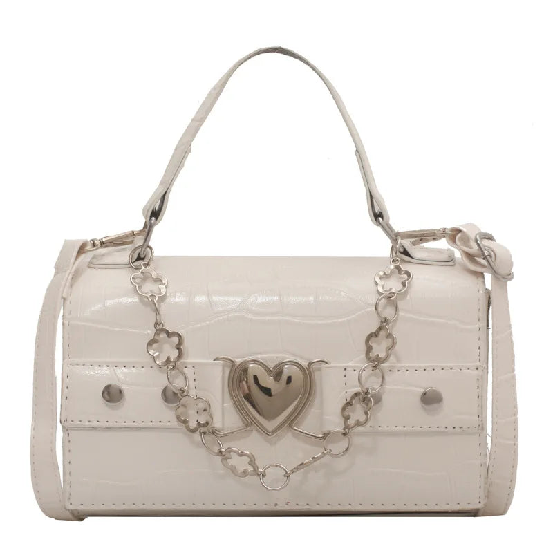Harajuku Gothic Shoulder Bag Metal Punk Style Handbag