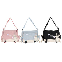 Harajuku Handbags for Women Large Capacity Ladies Crossbody Bag Zipper Pocket