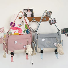 Harajuku Handbags for Women Large Capacity Ladies Crossbody Bag Zipper Pocket