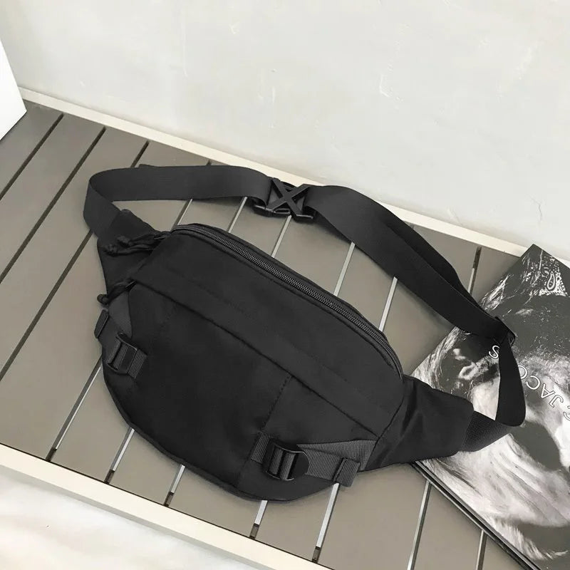 Harajuku Hip hop Bag Fanny pack Street Crossbody Chest pack Waist Belt Bag