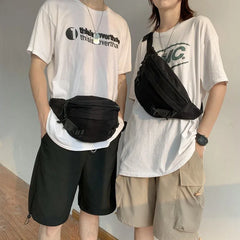 Harajuku Hip hop Bag Fanny pack Street Crossbody Chest pack Waist Belt Bag