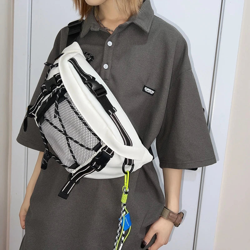 Harajuku Hip-hop Fanny Pack Waist Bag for Men Women Unisex