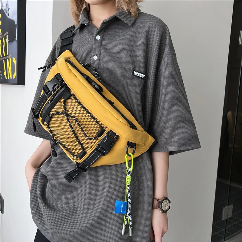 Harajuku Hip-hop Fanny Pack Waist Bag for Men Women Unisex