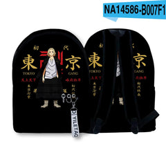 Harajuku Japan Anime Tokyo Revengers School Bags 3D Print Waterproof Backpack