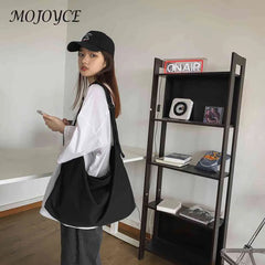 Harajuku Messenger Pouch Large Capacity Crossbody Satchels Retro Canvas Bag