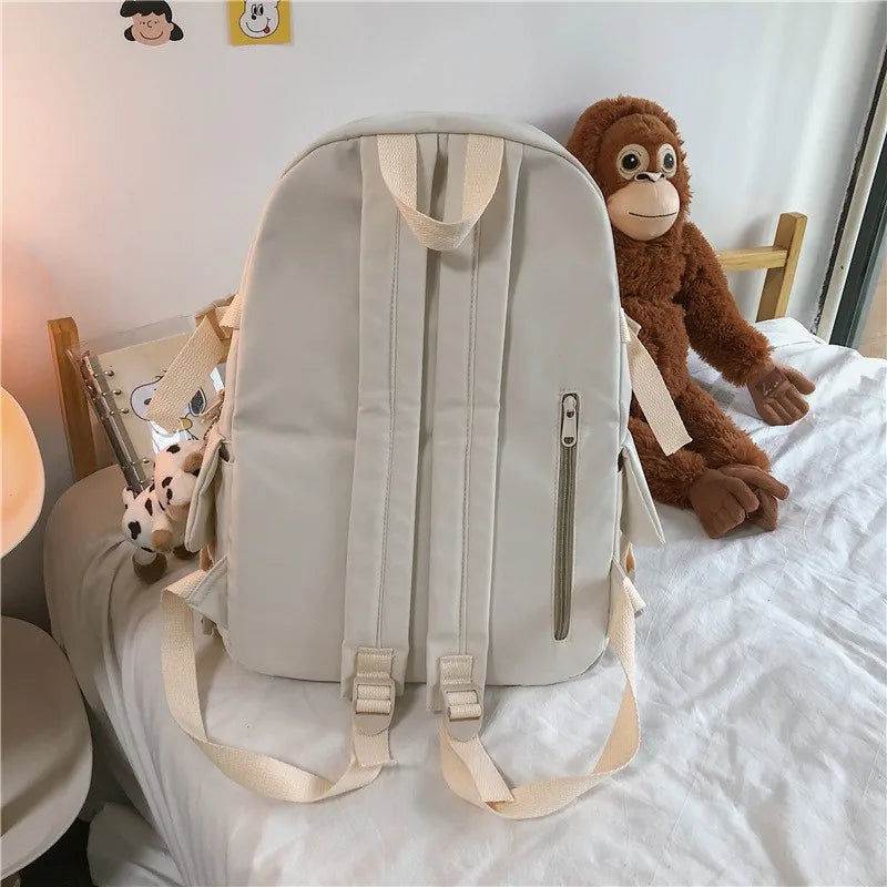 Harajuku School Bags Nylon Women's Backpack Large Capacity Backpacks