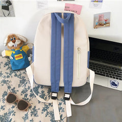 Harajuku Shark Shiba Inu Printing School Bags Mochila Students Backpack