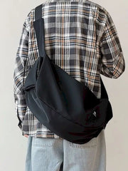Harajuku Street Messenger Bag Casual School Bag Men and Women Shoulder Bag