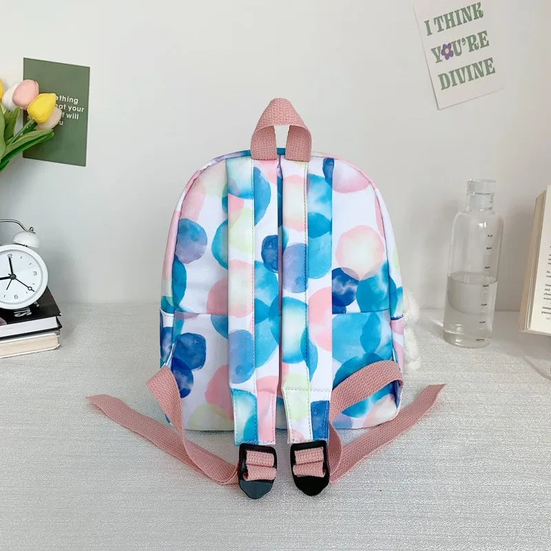 Harajuku Style Women Backpack Large Capacity Storage Backpacks For Girls Print T
