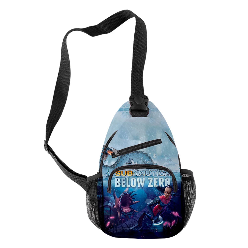Harajuku Subnautica Below Zero 3D Print Chest Bag