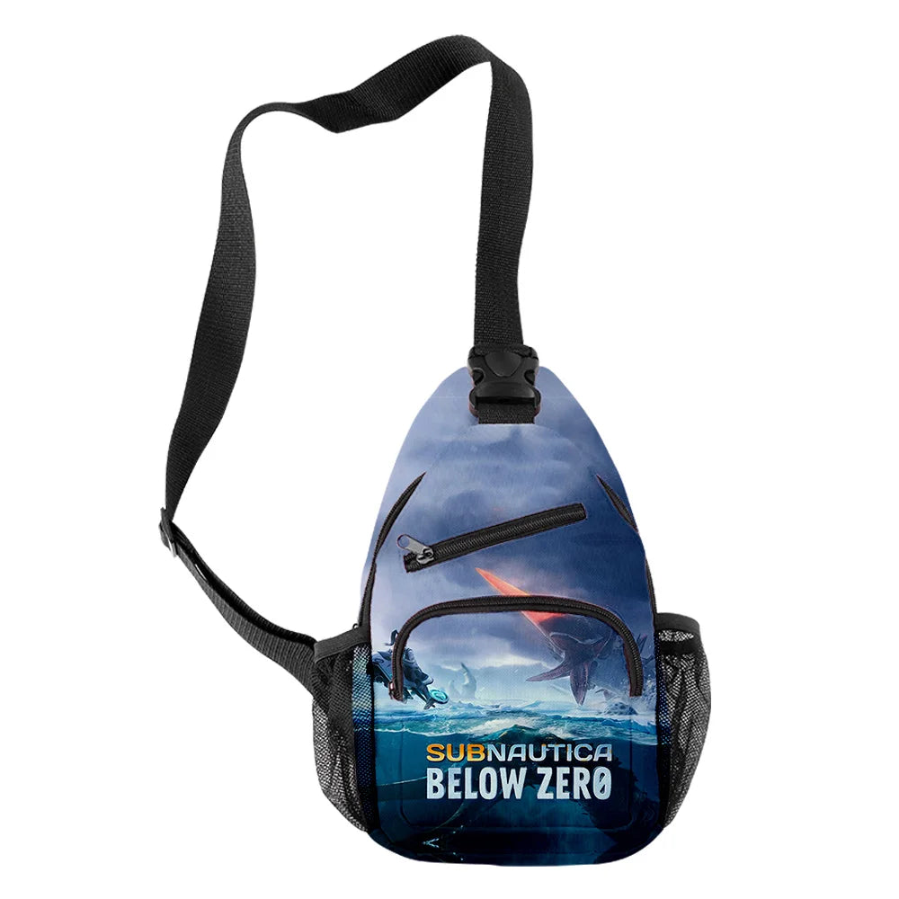 Harajuku Subnautica Below Zero 3D Print Chest Bag