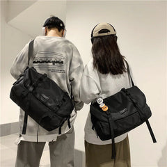 Harajuku Techwear Canvas Bag Gothic Crossbody Bags For Women