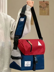Harajuku Techwear Canvas Streetwear Hiphop Sling Man Gothic Crossbody Bags