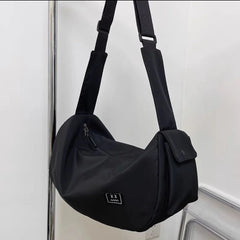 Harajuku Techwear Canvas Streetwear Hiphop Sling Crossbody Bag