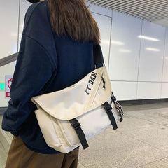 Harajuku Techwear Nylon Shopper Sling Man Gothic Crossbody Bags Fanny Pack
