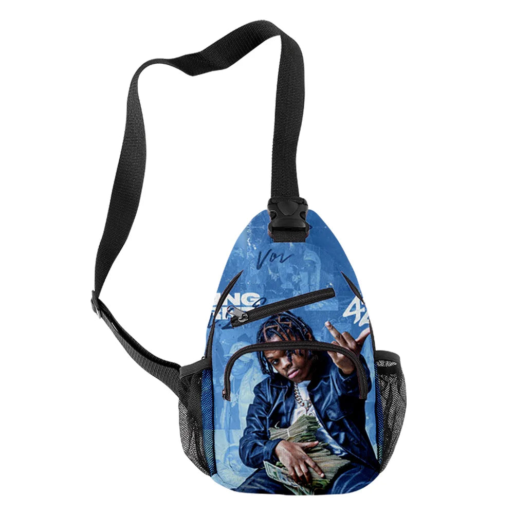 Harajuku 42 DUGG 3D Print Chest Bag Waterproof Crossbody Streetwear