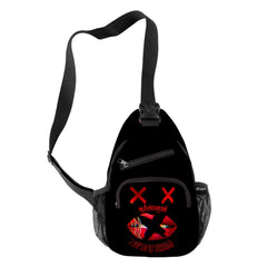 Harajuku Maneskin 3D Print Chest Bags Waterproof Shoulder Bags
