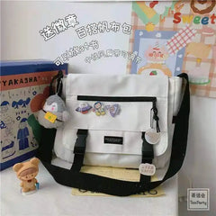 Harajuku Canvas Women Crossbody Bag Casual Handbag