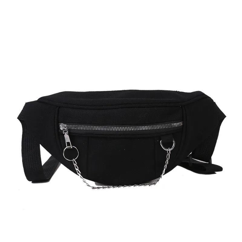Vintage Canvas Waist Packs for Women Casual Fanny Pack