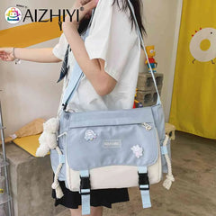 Harajuku Women Crossbody Bag Large Capacity Ladies Messenger Pouch