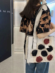 Harajuku Women's Bag Niche Rose Shoulder Bag