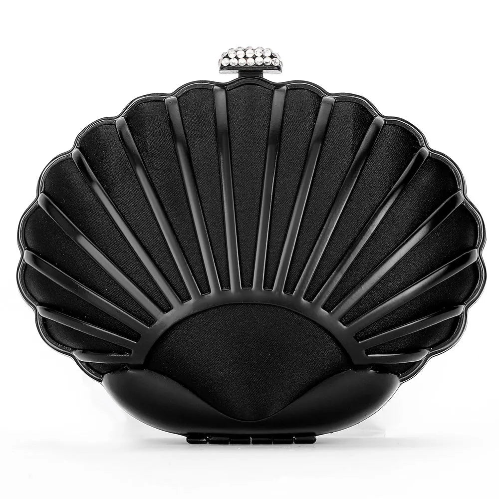 Metal Shell Bag Women Shoulder Handbags Chain Small Phone Money Purse