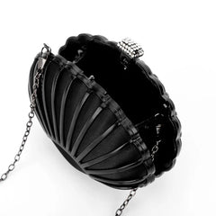 Metal Shell Bag Women Shoulder Handbags Chain Small Phone Money Purse