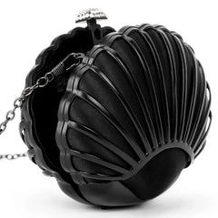 Metal Shell Bag Women Shoulder Handbags Chain Small Phone Money Purse