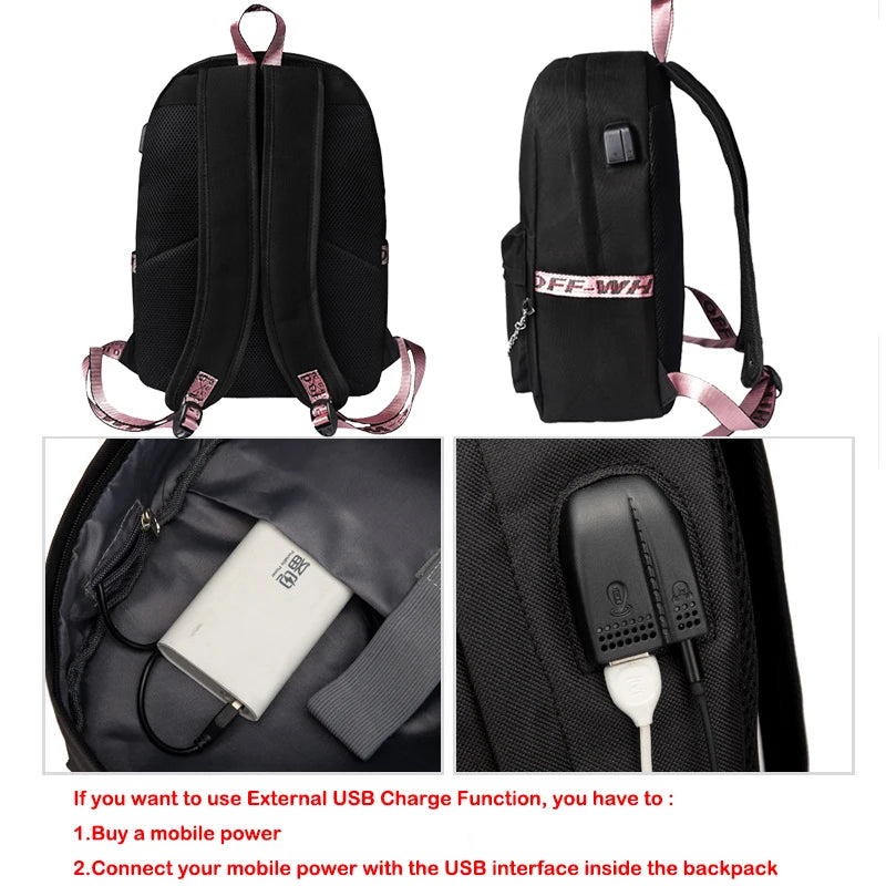Harry Styles LOVE ON TOUR Travel Backpack Women Laptop School Bagpack