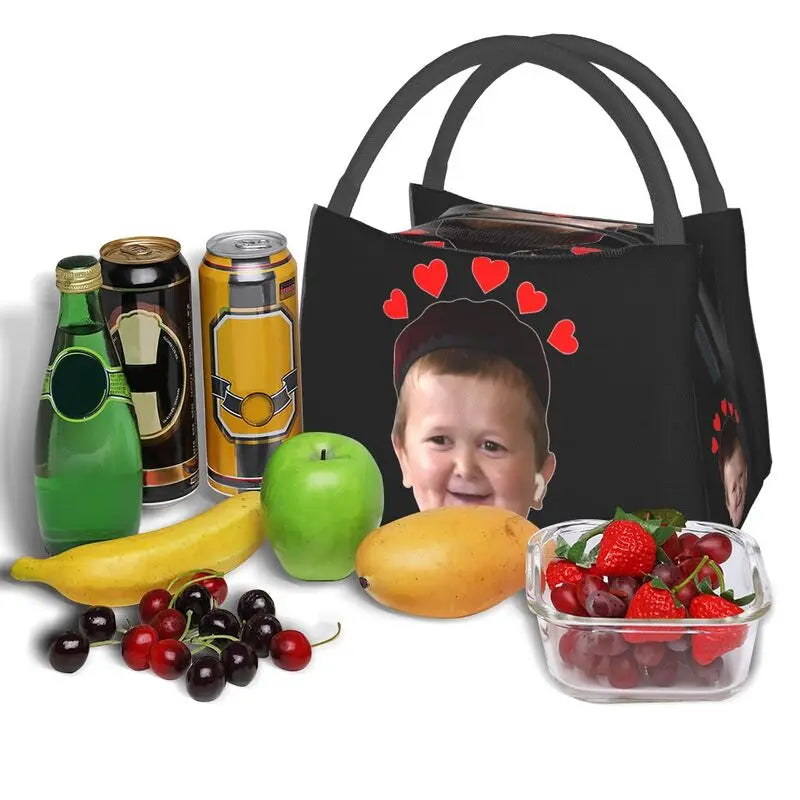 Hasbulla Magomedov Meme Lunch Bag Insulated Reusable Meal Food Box
