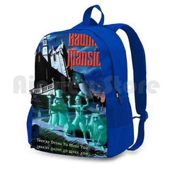 Haunted Mansion Ghosts Advertising Print Backpack