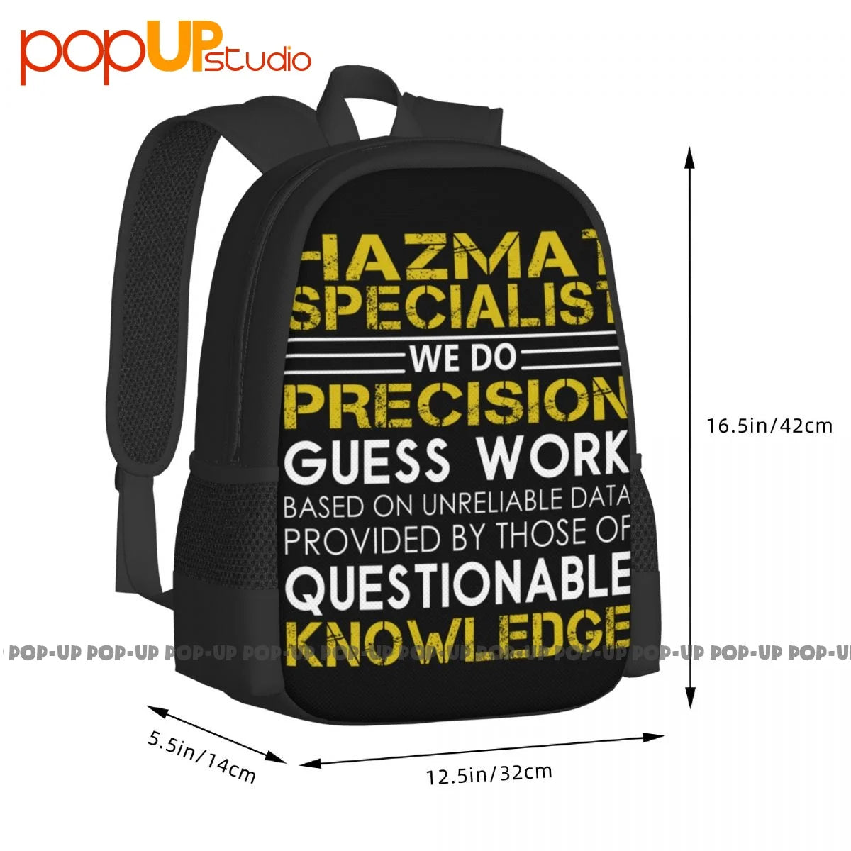 Hazmat Specialist Precision Backpack 3D Printing Clothes Backpacks