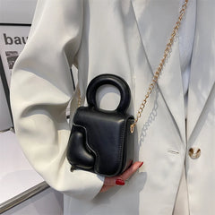 Heart Women Bag Chains Mini Shoulder Crossbody Bag Female Purse
