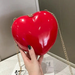 Heart Love Zippers Women's Handbags Crossbody Bags