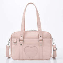 Heart Shape Uniform Bag Japanese Style College Women Girl Compus Anime Single Sh