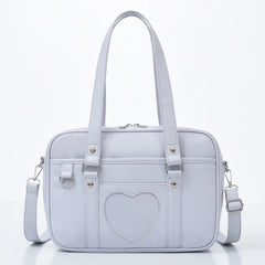 Heart Shape Uniform Bag Japanese Style College Women Girl Compus Anime Single Sh
