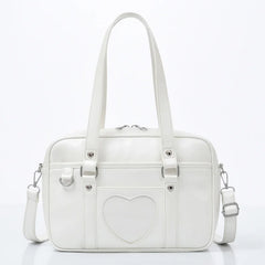Heart Shape Uniform Bag Japanese Style College Women Girl Compus Anime Single Sh