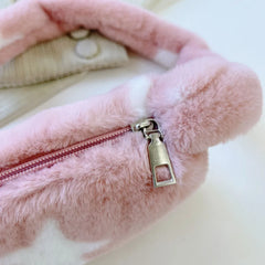 Heart Star Pattern Handbag for Women Autumn Winter Mini Square Armpit Bag