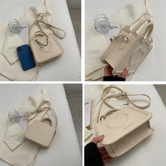 Heart-shaped Women' Small Handbags PU Leather Shoulder Crossbody Bags for Women