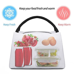 Hearts Music Notes Pattern Lunch Bag And Clef School Lunch Box