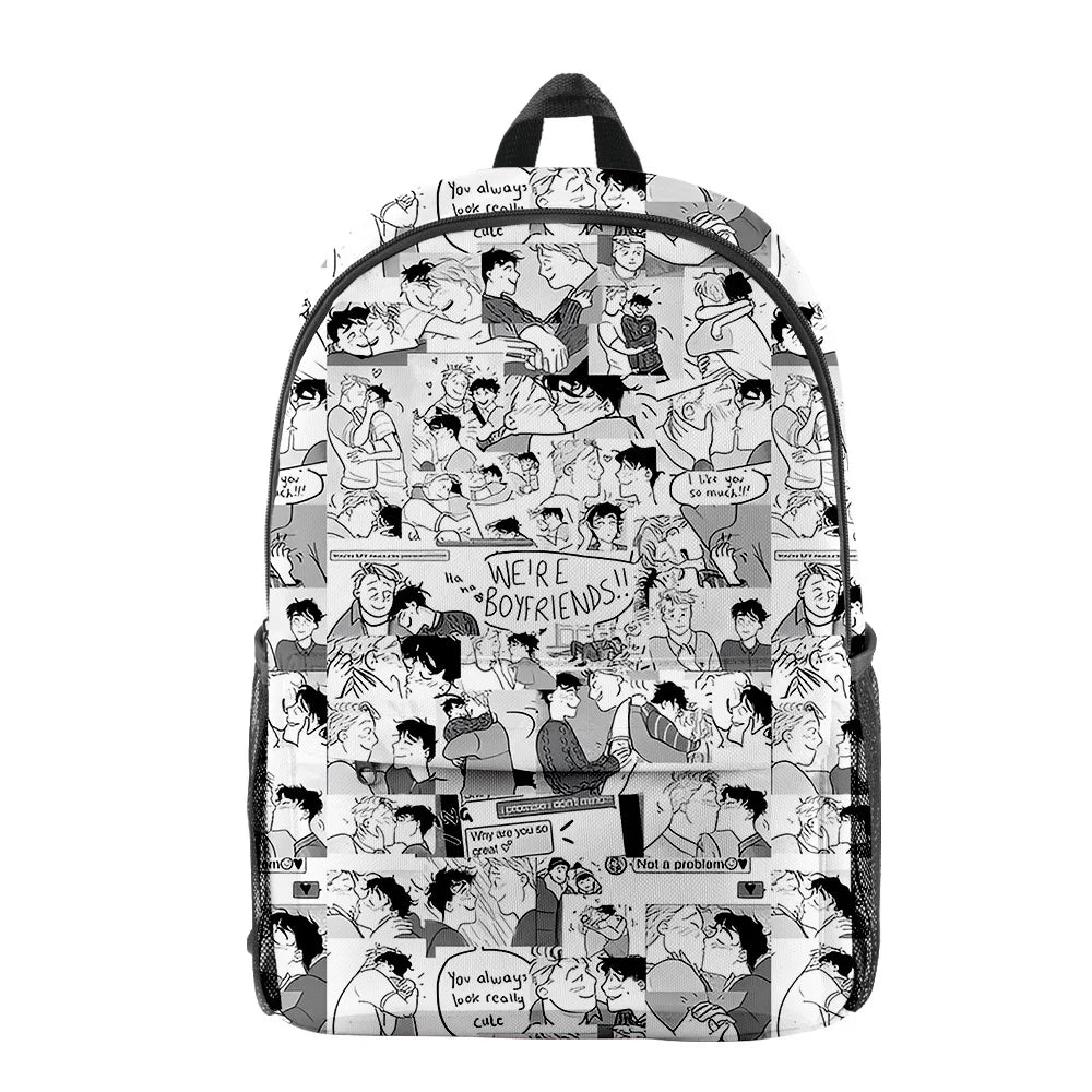 Heartstopper Manga Student School Bag Cosplay Daypack