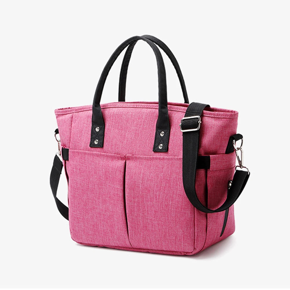 Large Capacity Heat Insulated Lunch Bag with Handle