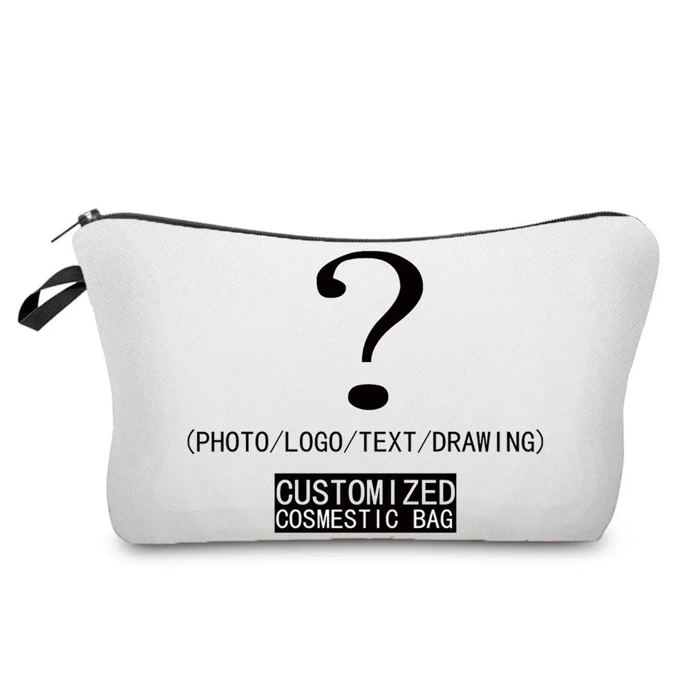 Animal Pattern Makeup Bag Heat Transfer Organizer Pencil Case