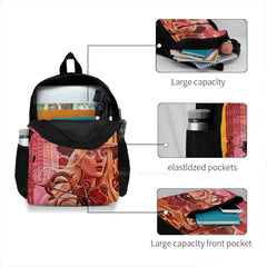 Heaven And The Dead City Backpack - Steampunk Fantasy Cowgirls
