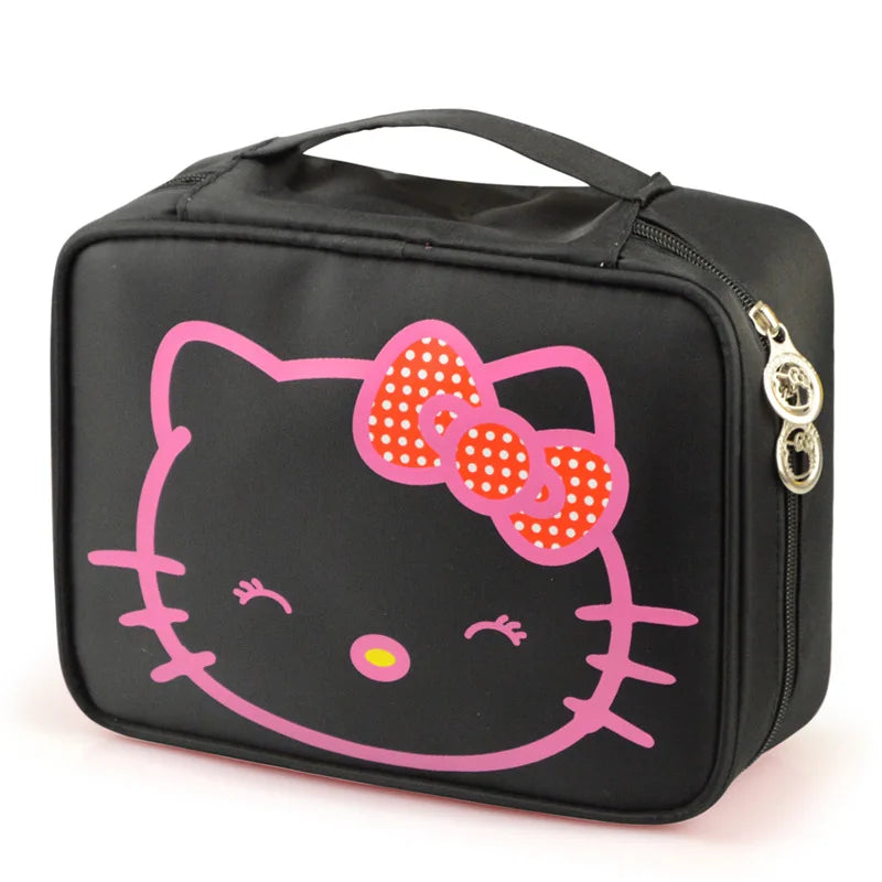 Hello Kitty Cartoon Storage Bag Cosmetics Toiletries Travel Portable