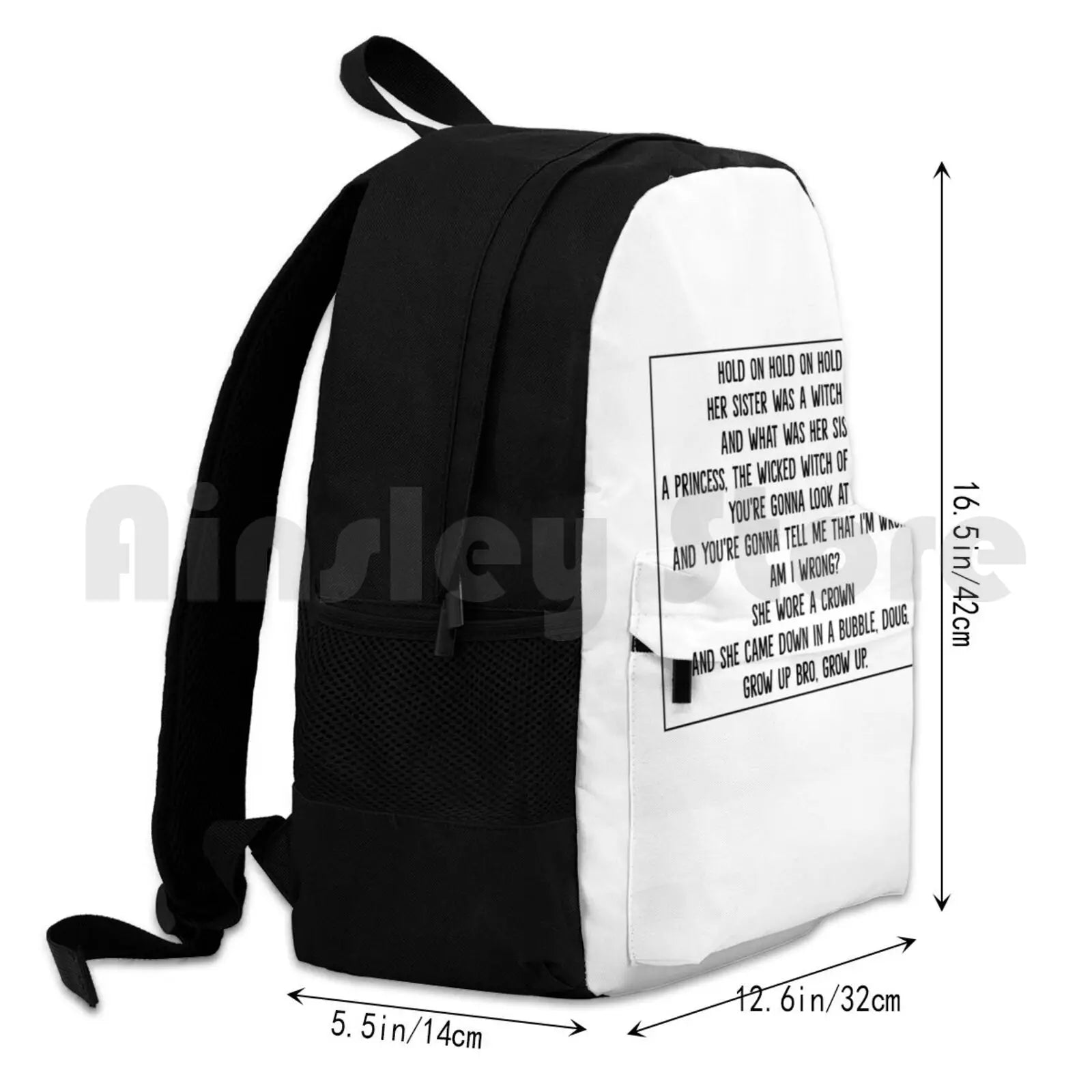 Halloween Witch Outdoor Hiking Backpack