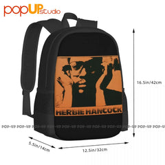 Herbie Hancock Headhunters Maiden Backpack Large Capacity Bookbag