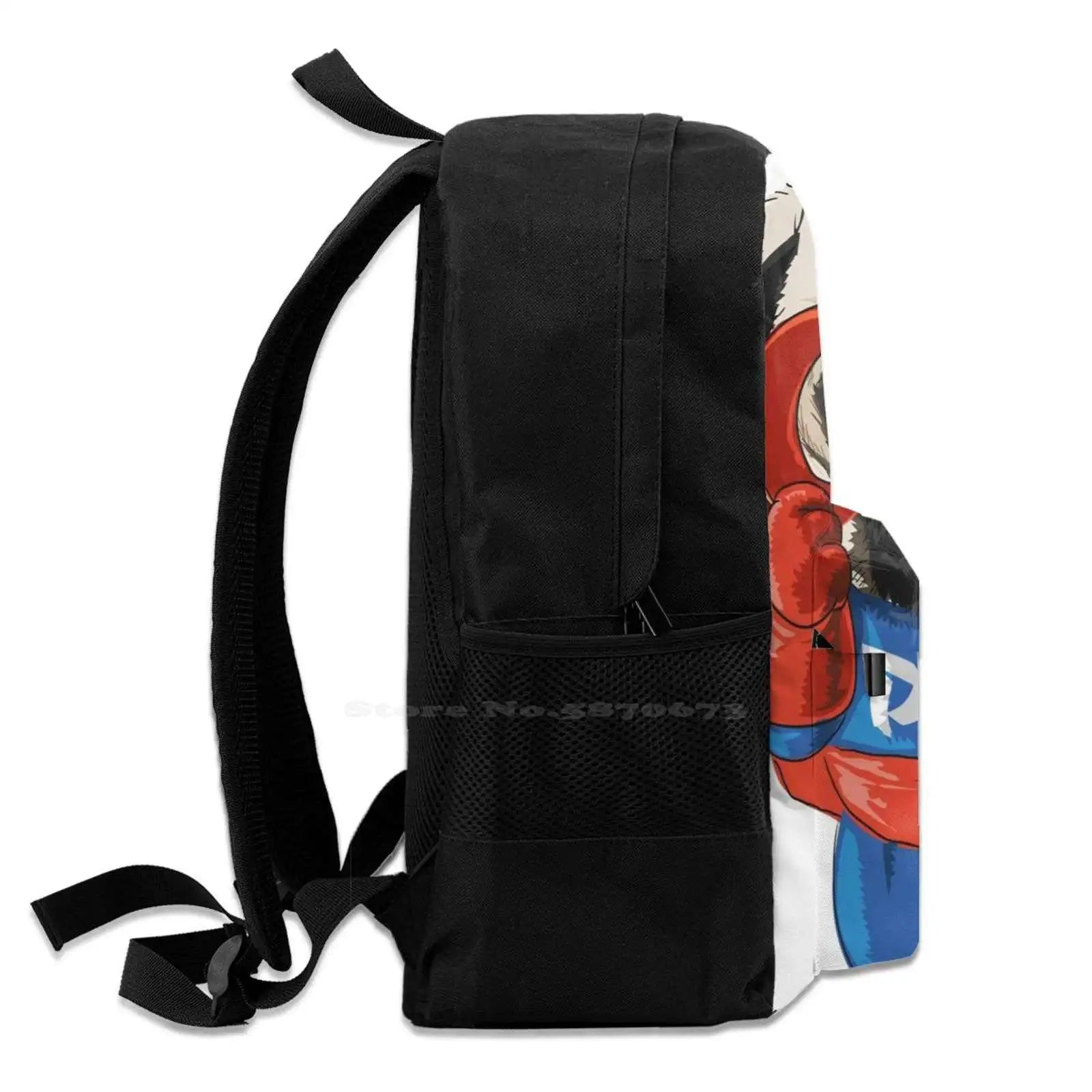 Pug Backpack for Student School Laptop Travel Bag Pug Puggle Pugs