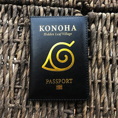 Hidden Leaf Village Passport Cover Travel Case for Passports